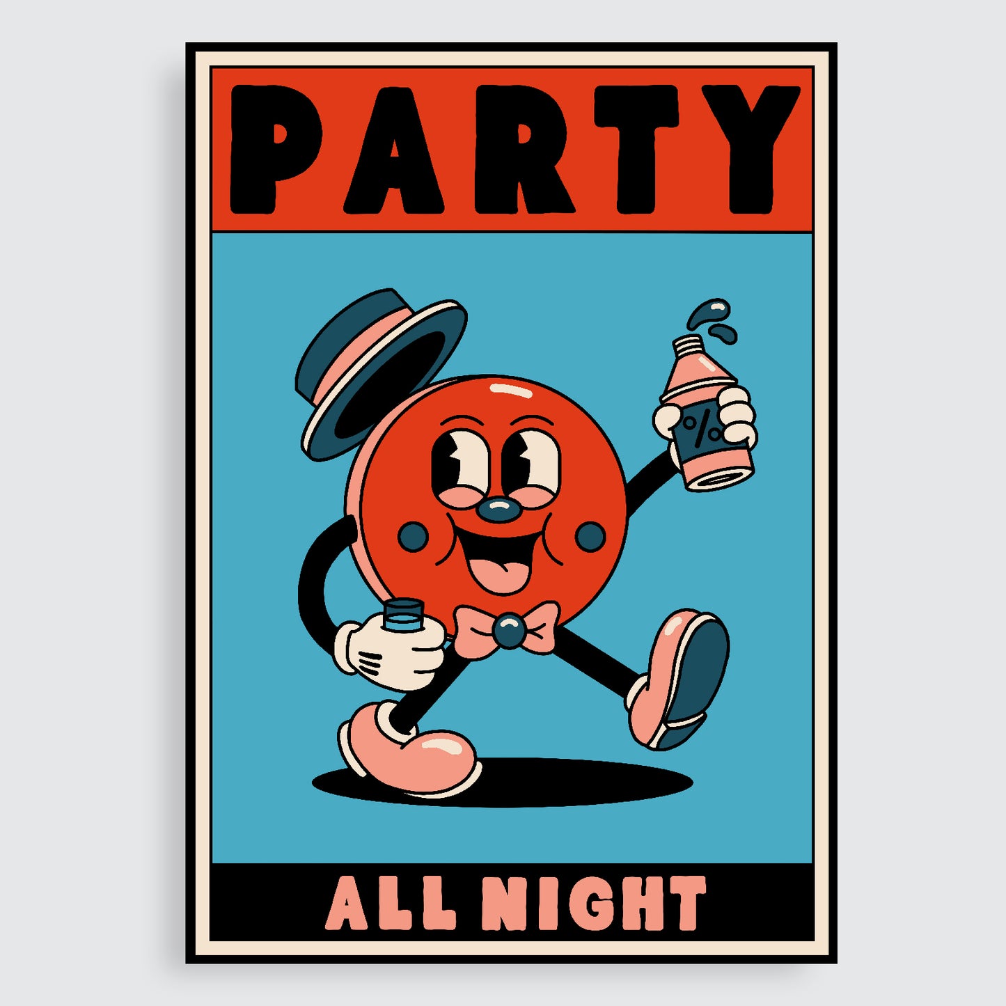 PARTY ALL NIGHT – GICLÉE PRINT