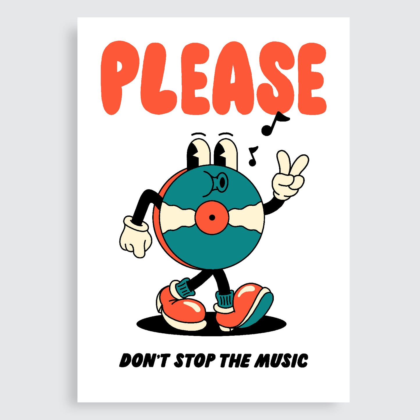 DON´T STOP THE MUSIC – GICLÉE PRINT