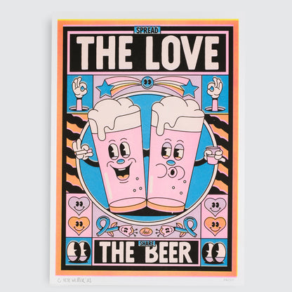 SHARE THE BEER – RISO PRINT