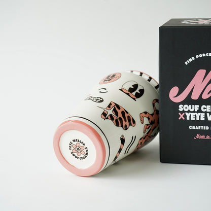 YEYE WELLER × SOUF CERAMICS – FINE PORCELAIN VASE