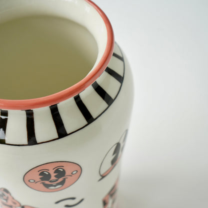 YEYE WELLER × SOUF CERAMICS – FINE PORCELAIN VASE