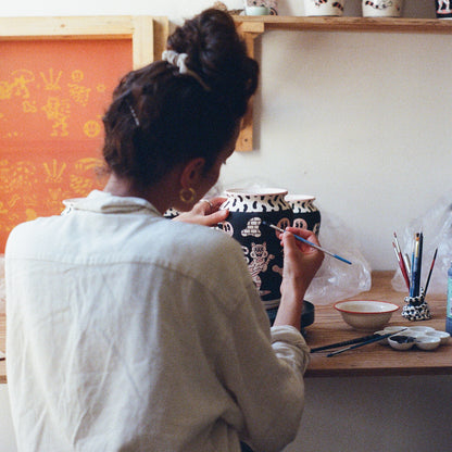 YEYE WELLER × SOUF CERAMICS – FINE PORCELAIN VASE