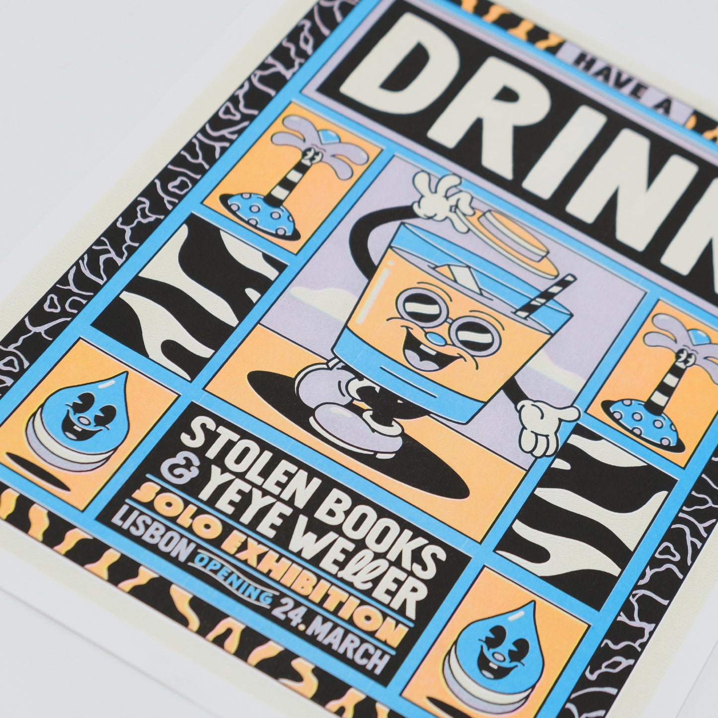 HAVE A DRINK "EXHIBITION LISBON" – RISO PRINT