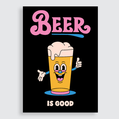 BEER – HAND-CRAFTED GICLÉE PRINT